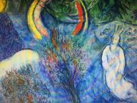 Marc Chagall - brandende braamstruik